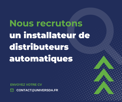 Nous recrutons ! Installateur de distributeurs automatiques (H/F)